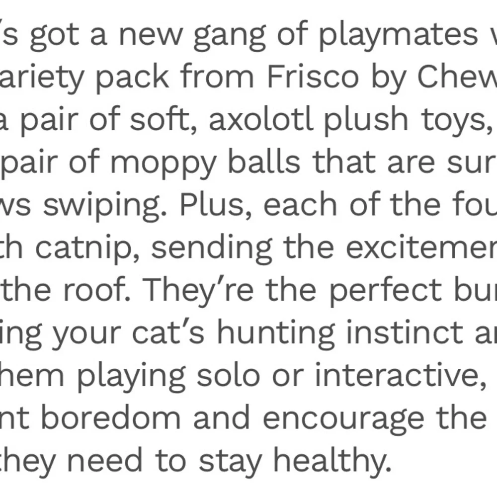 🆕 Frisco | Axolotl Variety Pack Cat Toy with Catnip, 4-Pack